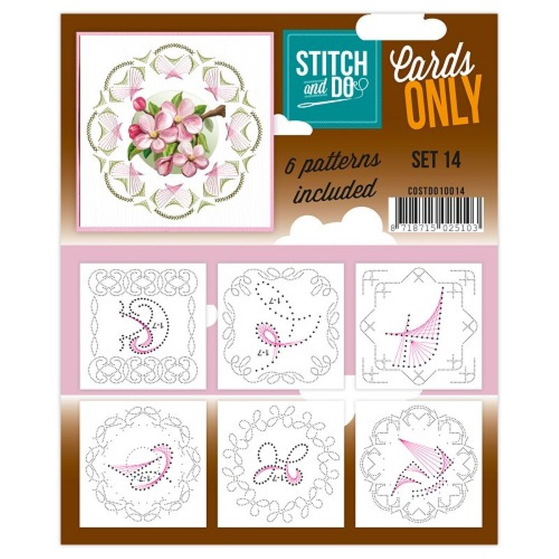 Cartes seules Stitch and do  - Set n°14