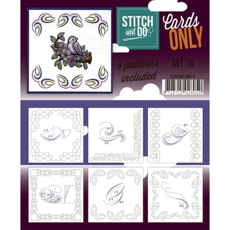 Cartes seules Stitch and do  - Set n°15