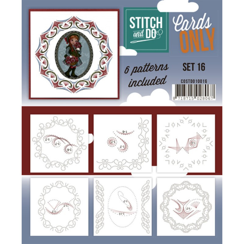 Cartes seules Stitch and do  - Set n°16