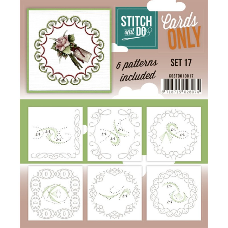 Cartes seules Stitch and do  - Set n°17