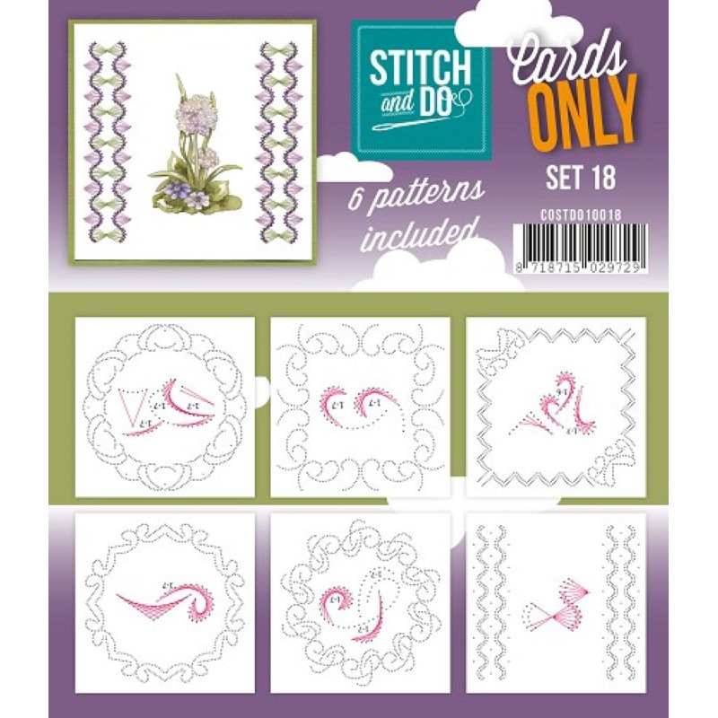 Cartes seules Stitch and do  - Set n°18