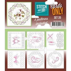 Cartes seules Stitch and do  - Set n°20