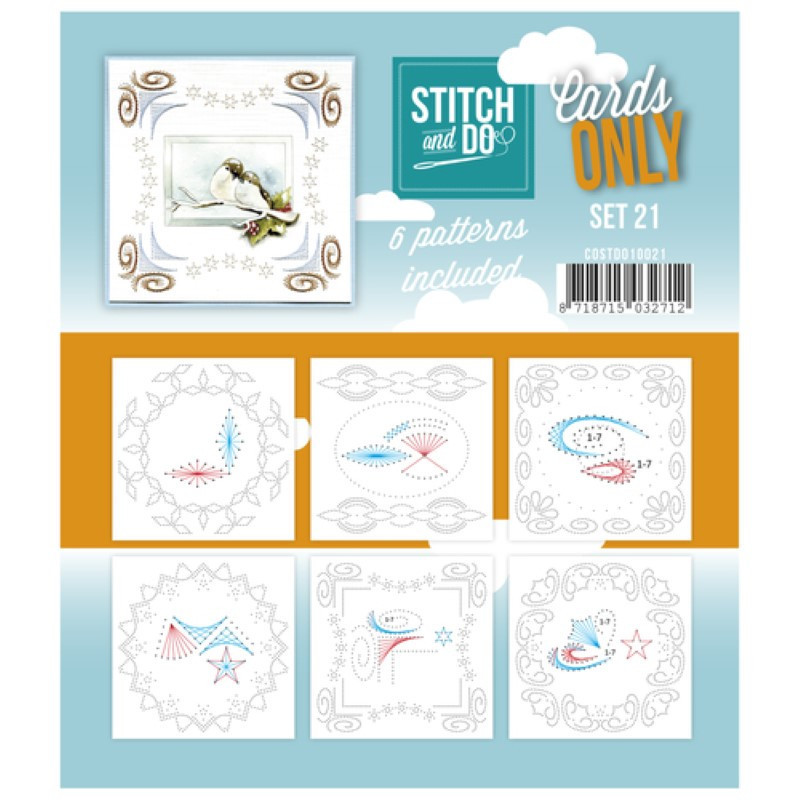 Cartes seules Stitch and do  - Set n°21