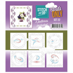 Cartes seules Stitch and do  - Set n°22