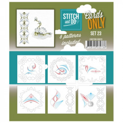 Cartes seules Stitch and do  - Set n°23