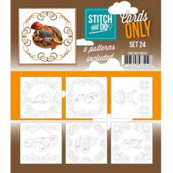 Cartes seules Stitch and do  - Set n°24