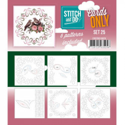 Cartes seules Stitch and do  - Set n°25