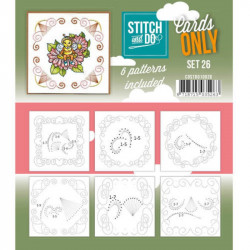 Cartes seules Stitch and do  - Set n°26