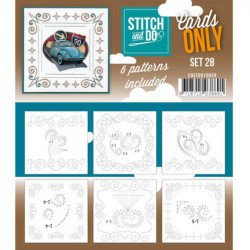 Cartes seules Stitch and do  - Set n°28