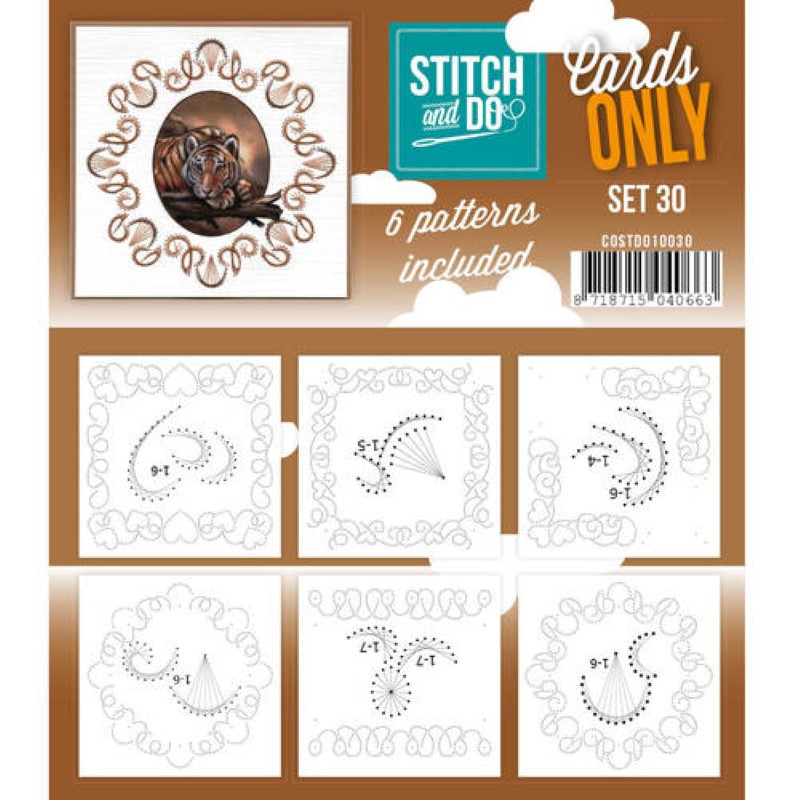 Cartes seules Stitch and do  - Set n°30