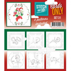 Cartes seules Stitch and do  - Set n°31