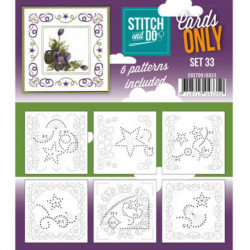 Cartes seules Stitch and do  - Set n°33