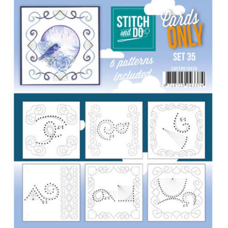 Cartes seules Stitch and do  - Set n°35