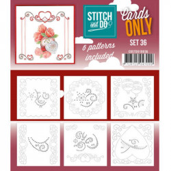 Cartes seules Stitch and do  - Set n°36