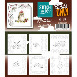 Cartes seules Stitch and do  - Set n°37