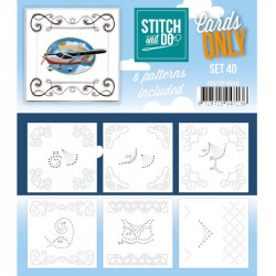 Cartes seules Stitch and do  - Set n°40