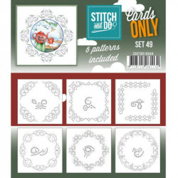 Cartes à broder seules Stitch and do  - Set n°49