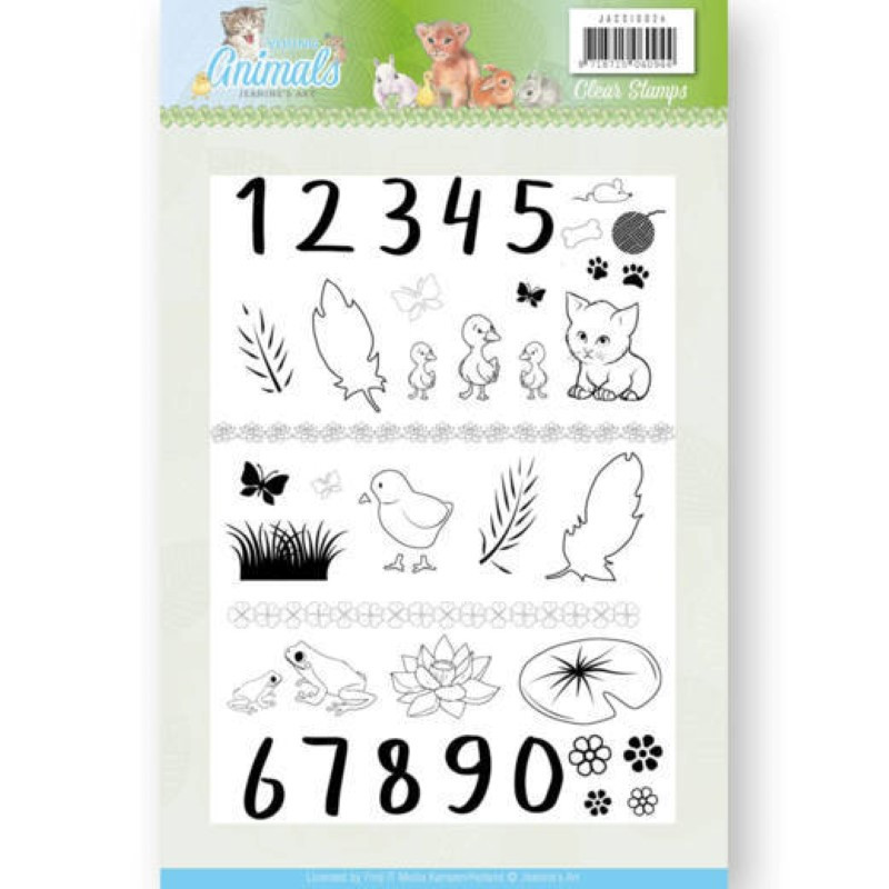 Set tampons transparents Young animals Set tampons transparents Young animals