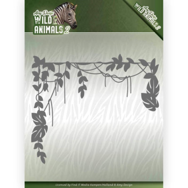 Die - Amy Design - Wild Animals 2 - Branche Jungle 13.2x13 cm - ADD10173 Die - Amy Design - Wild Animals 2 - Branche Jungle 13.2x13 cm - ADD10173