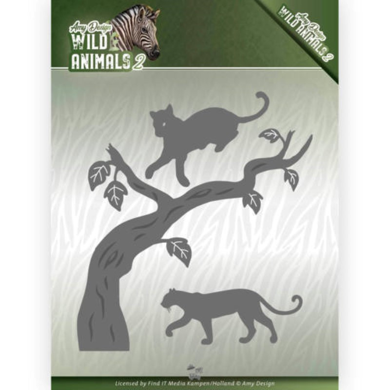 Die - Amy Design - Wild Animals 2 - Panthère 10.5x11.5 cm - add10175 Die - Amy Design - Wild Animals 2 - Panthère 10.5x11.5 cm - add10175