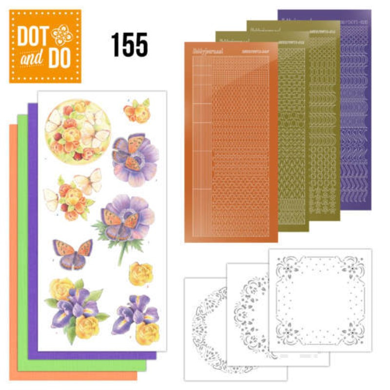 Dot and do 155 - kit Carte 3D  - Fleurs délicieuses