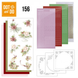 Dot and do 156 - kit Carte 3D  - Fleurs d'été