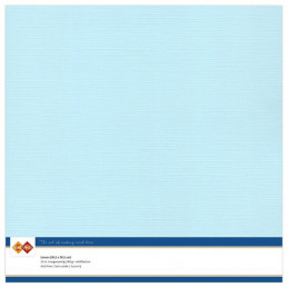 Papier Scrap 30.5x30.5 cm uni Bleu bébé la feuille