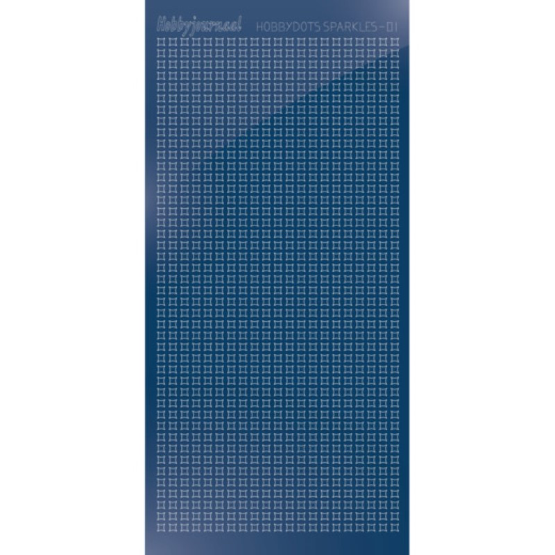 Hobbydots sticker Sparkles 01 Miroir Bleu