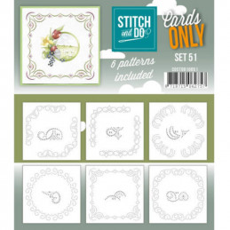 Cartes à broder seules Stitch and do  - Set n°51