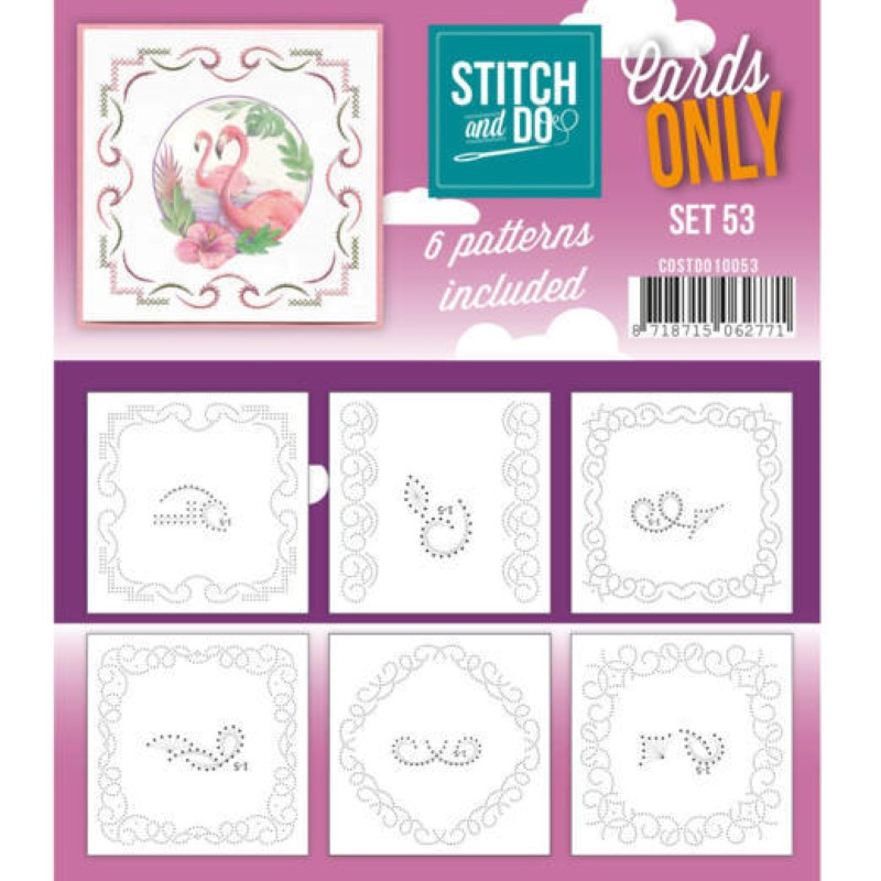 Cartes à broder seules Stitch and do  - Set n°53