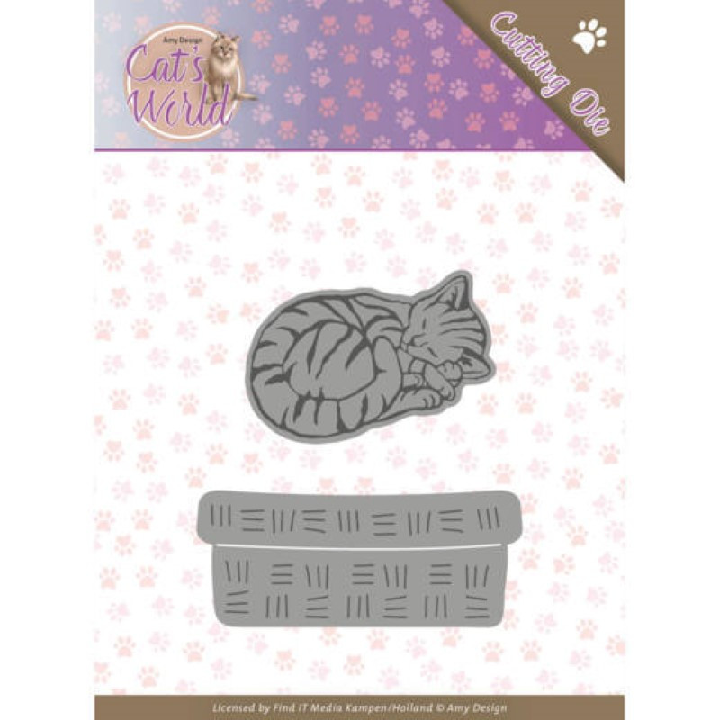 Die - ADD10188 - Cats - Chat endormi Die - ADD10188 - Cats - Chat endormi