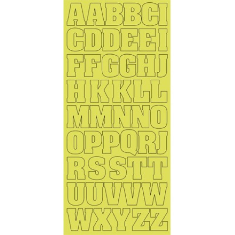 Sticker Alphabet XL or