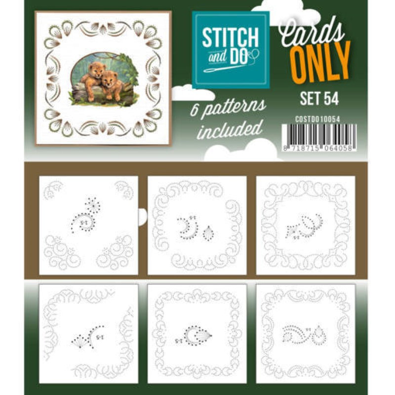 Cartes à broder seules Stitch and do  - Set n°54
