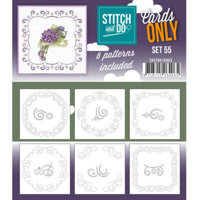 Cartes seules Stitch and do - Set n°55 Cartes seules Stitch and do - Set n°55