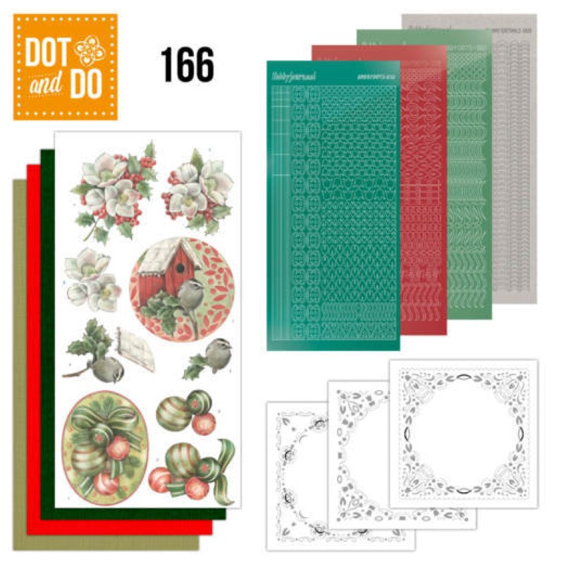 Dot and do 166 - kit Carte 3D  - Décorations de Noël