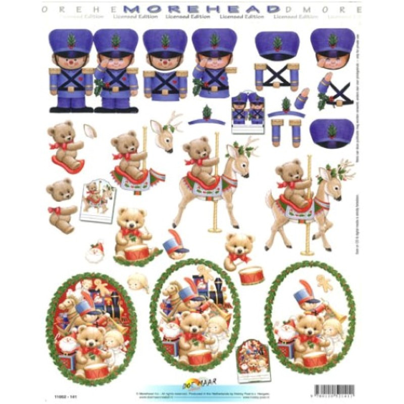 Carte 3D à découper - 11052141 - Soldats/jouets