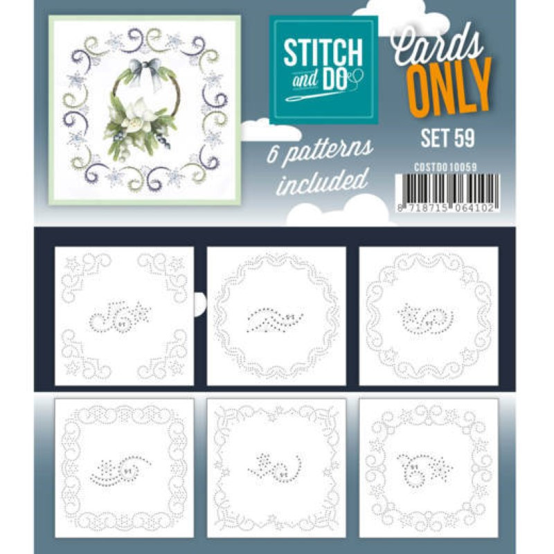 Cartes à broder seules Stitch and do - Set n°59 Cartes à broder seules Stitch and do - Set n°59