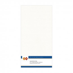 Carte 13.5 x 27 cm uni Blanc cassé paquet de 10
