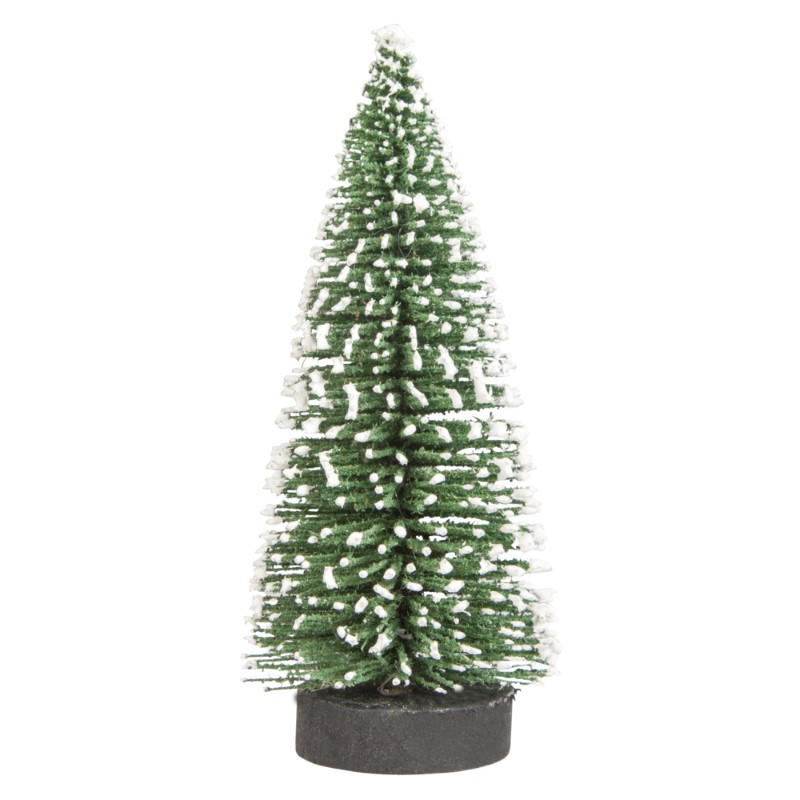 Sapins déco enneigés, 10 cm , boîte de 4 sapins Sapins déco enneigés, 10 cm , boîte de 4 sapins