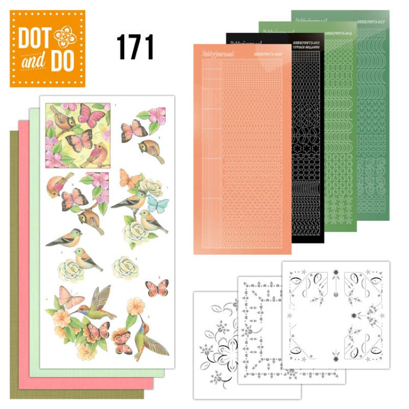 Dot and do 171 - kit Carte 3D  - Joyeux printemps