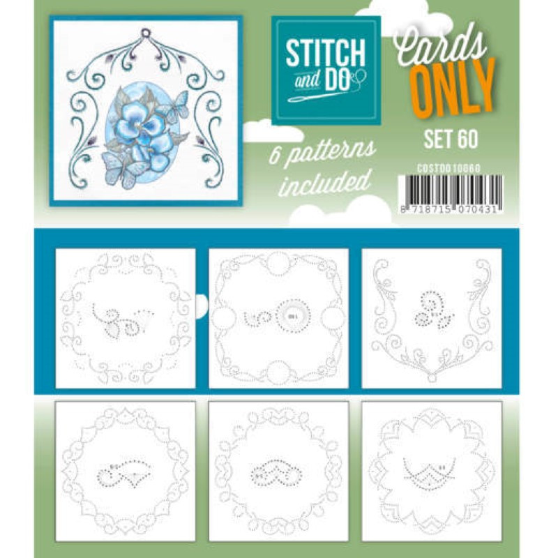 Cartes seules Stitch and do - Set n°60 Cartes seules Stitch and do - Set n°60