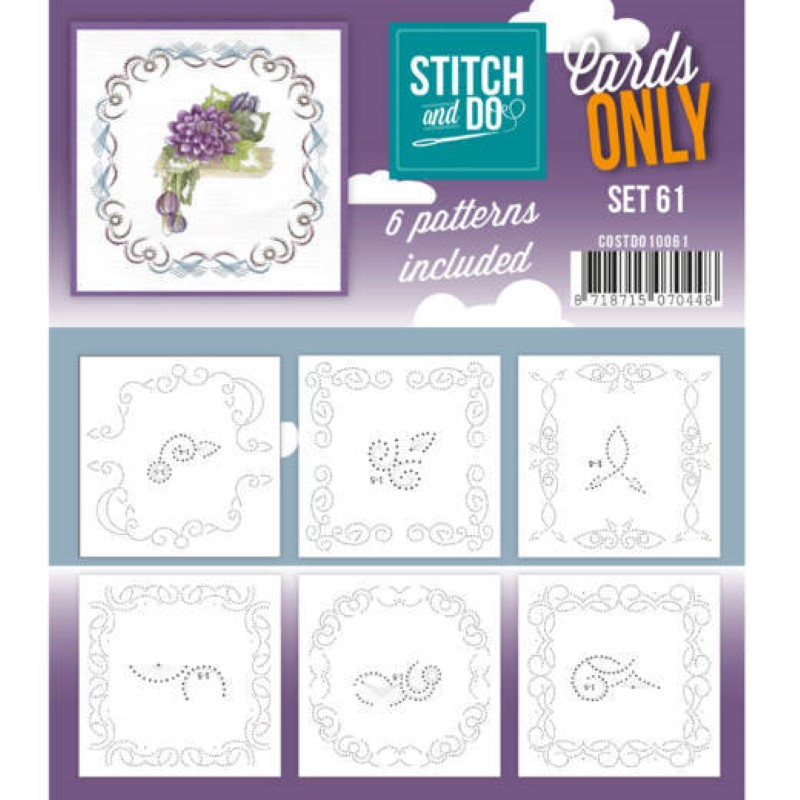 Cartes seules Stitch and do - Set n°61 Cartes seules Stitch and do - Set n°61