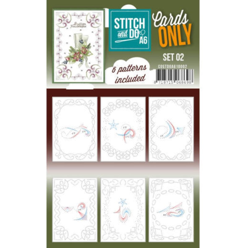 Cartes seules Stitch and do A6 - Set n°02