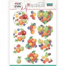 Carte 3D prédéc. - SB10427 - Well Wishes - Les fruits