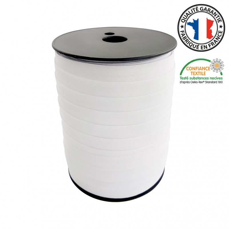 Biais replié tout textile plaquette de 5 m Biais replié tout textile plaquette de 5 m