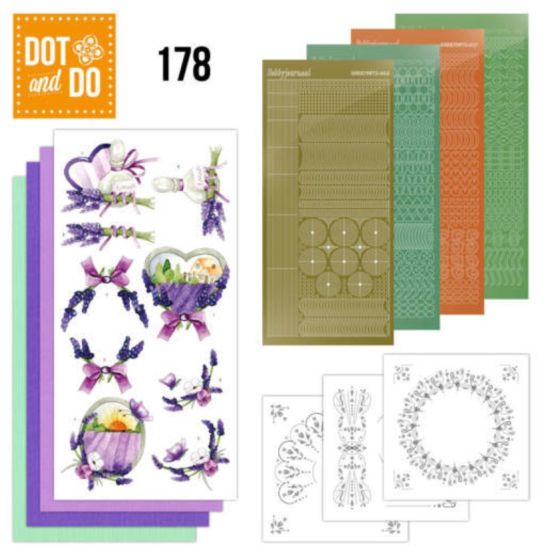 Dot and do 178 - kit Carte 3D  - Lavande