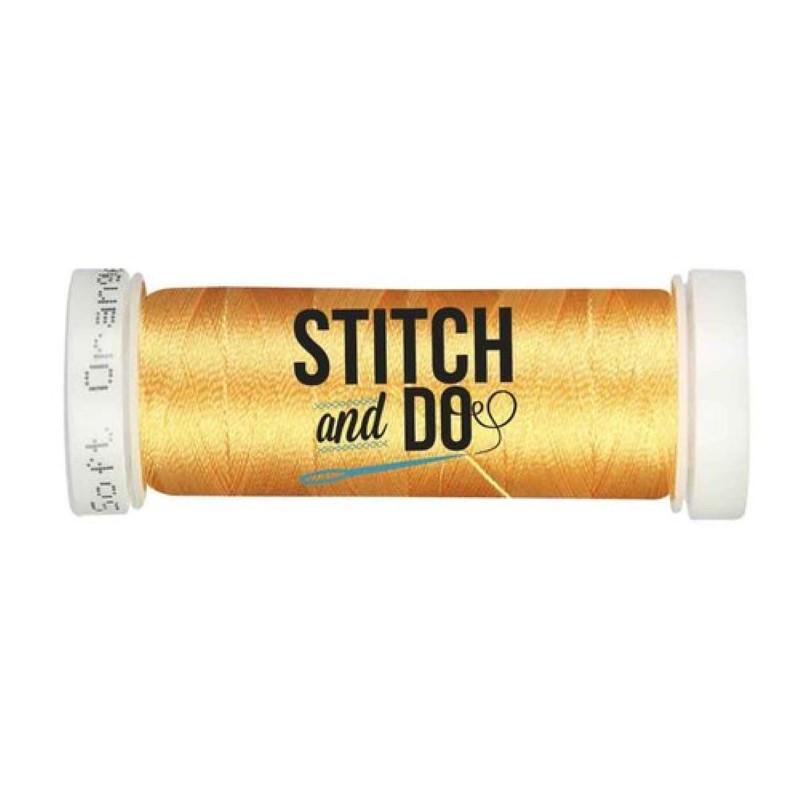 Fils à broder Stitch and Do bobine de 200m Orange doux