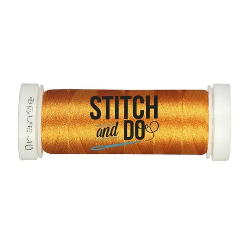 Fils à broder Stitch and Do bobine de 200m Orange