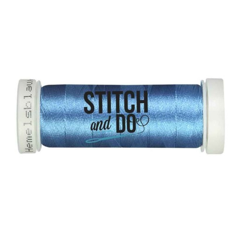 Fils à broder Stitch and Do bobine de 200m Bleu ciel