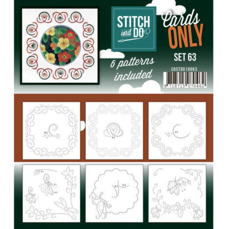 Cartes seules Stitch and do  - Set n°63